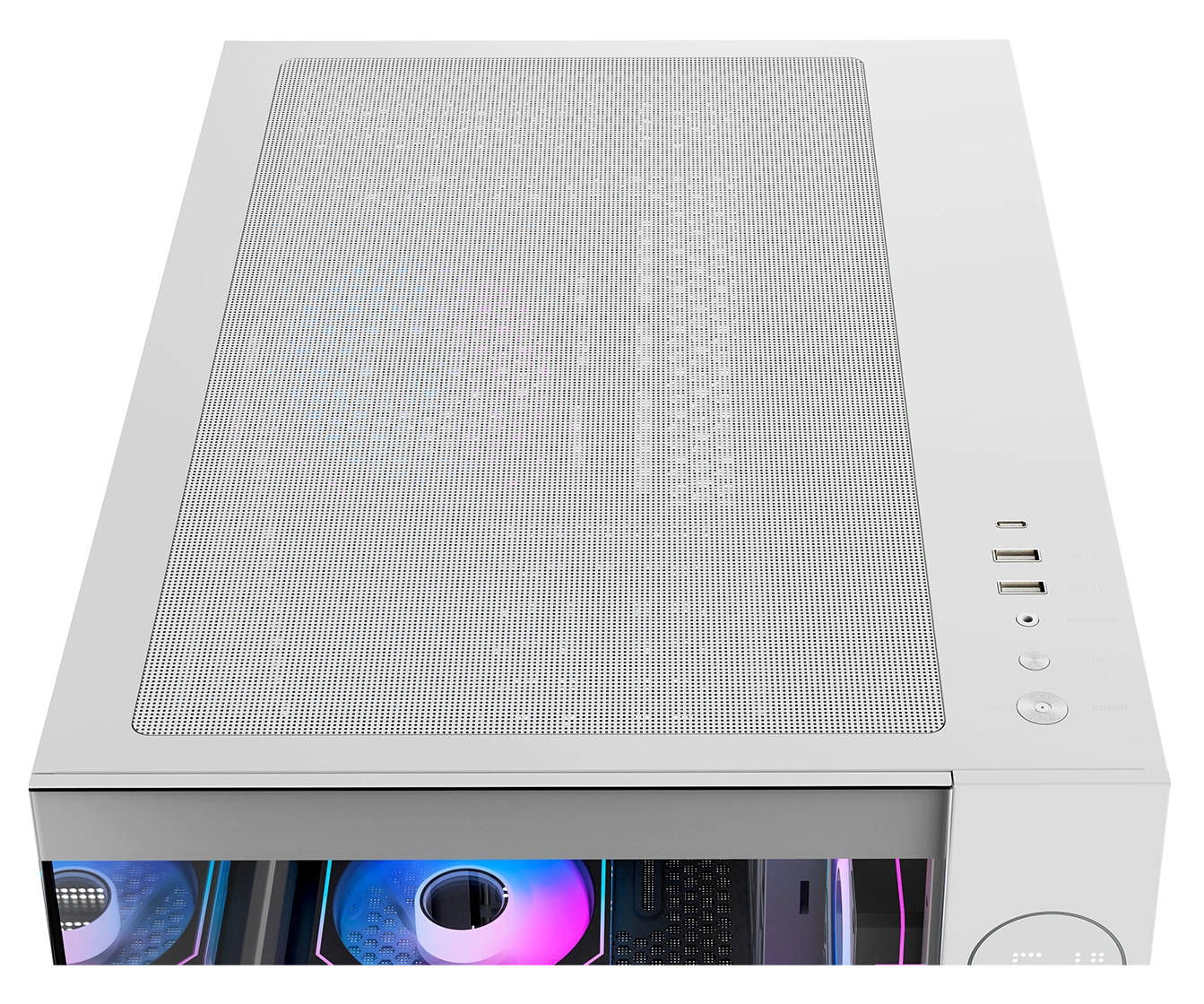 CASE OCYPUS IOTA C70 6FANS ARGB DIGITAL WHITE